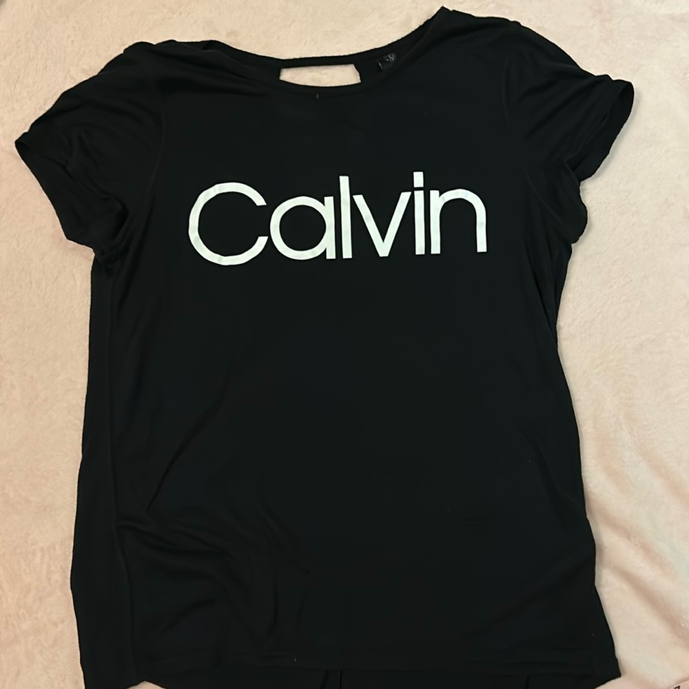 Calvin Klein Black T-Shirt with Cutout